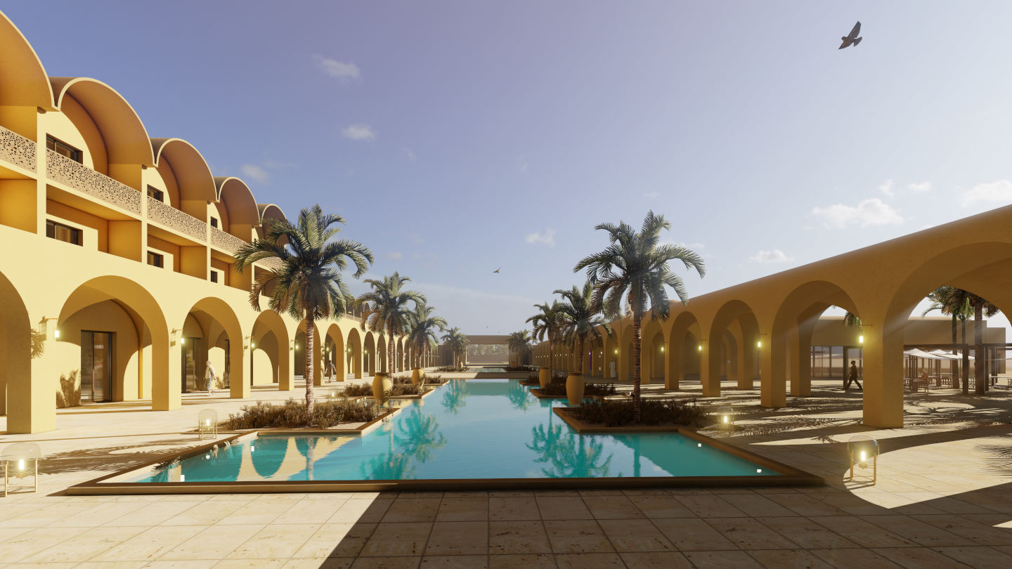 Algeria El Oued Desert Thermae Hotel